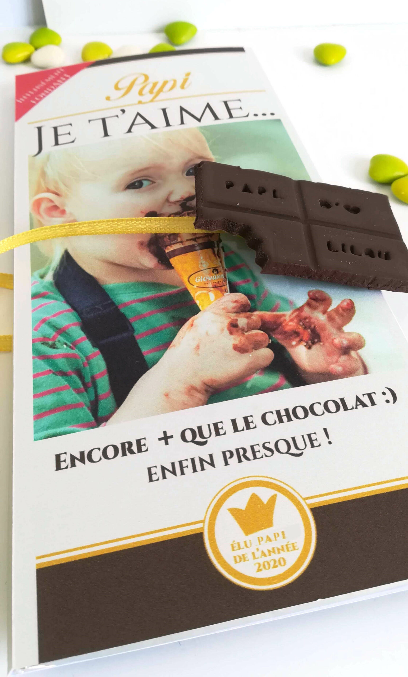 Tablette de chocolat personnalisé - Le blog de diddlindsey