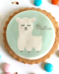 Biscuit sablé personnalisé « lama »