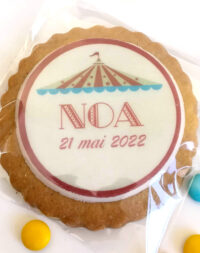 Biscuit sablé personnalisé « cirque/fête foraine »