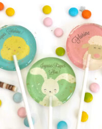X3 Sucettes personnalisées « collection de Pâques »