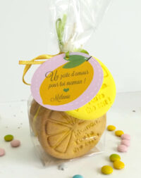 Biscuits personnalisés au zeste de citron bio, spécial fête des mères