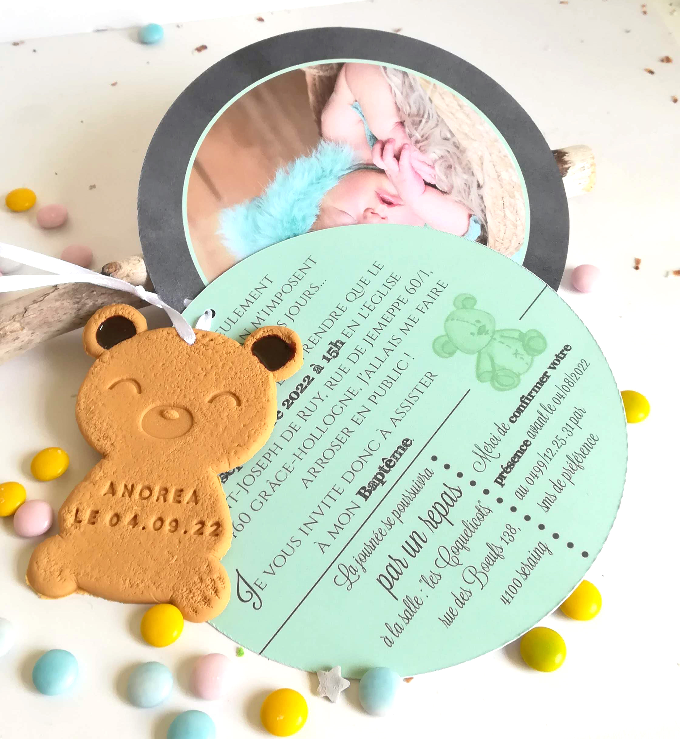 faire-part-gourmand-biscuit-ourson-personnalise-bleu