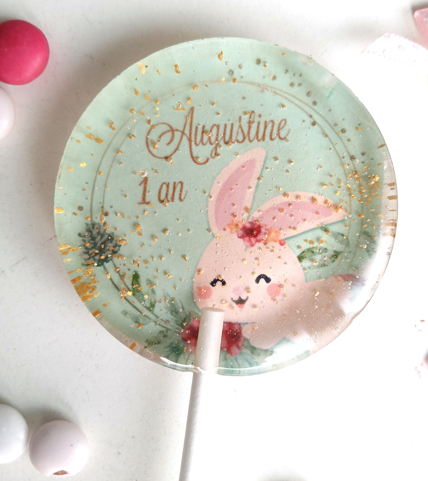 sucette-personnalise-cadeau-lapin-animaux-foret-enchante