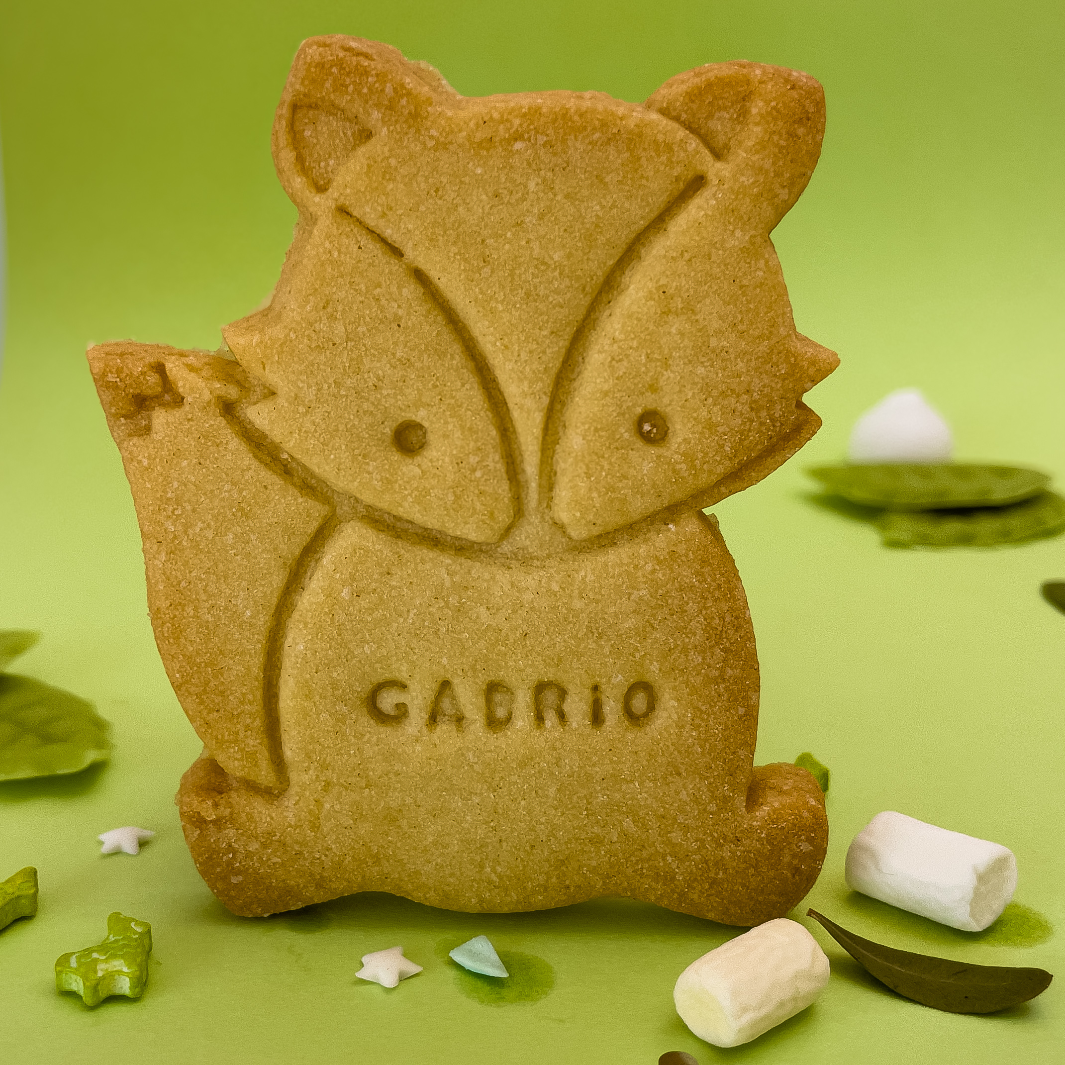 sable-biscuit-renard-personnalise-theme-animaux-de-foret-nature