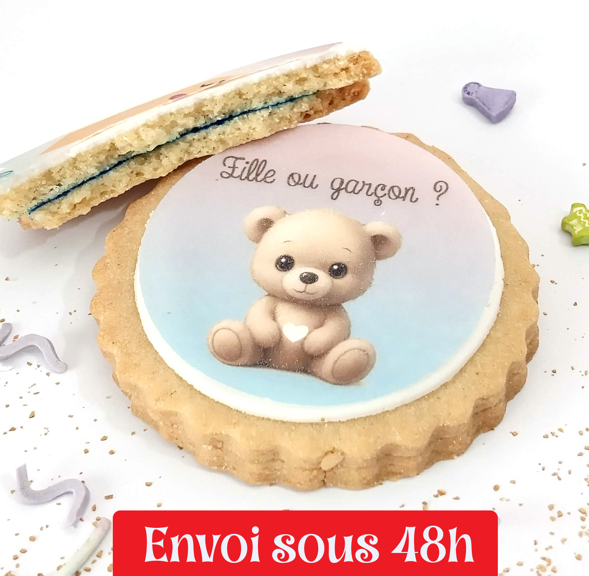biscuit-gender-reveal-fille-garcon-ourson-annonce-famille-collegue copie